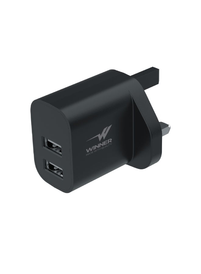 WE WINNER Winner Wall Charger Jan 12 Watts USB + Type-C - Image 2