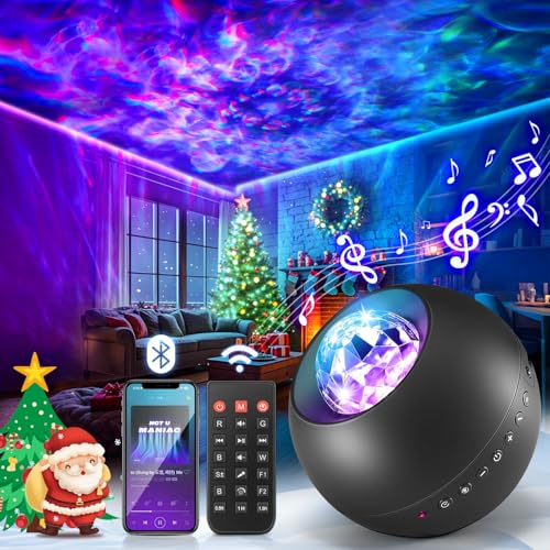 One Fire Galaxy Projector, Vibrant Galaxy Light Projector, White Noise & Bluetooth Room Lights for Bedroom,Remote Timer Kids Night Light,Cute Room Decor for Teen Girl Gifts Trendy Stuff - Image 1