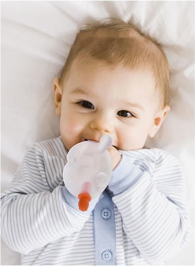 2 Pcs Baby Teething Toys for Babies 0-6 Months, Silicone Teething Mitten, No Drop Teether Mitten for Teething Relief  - Image 3