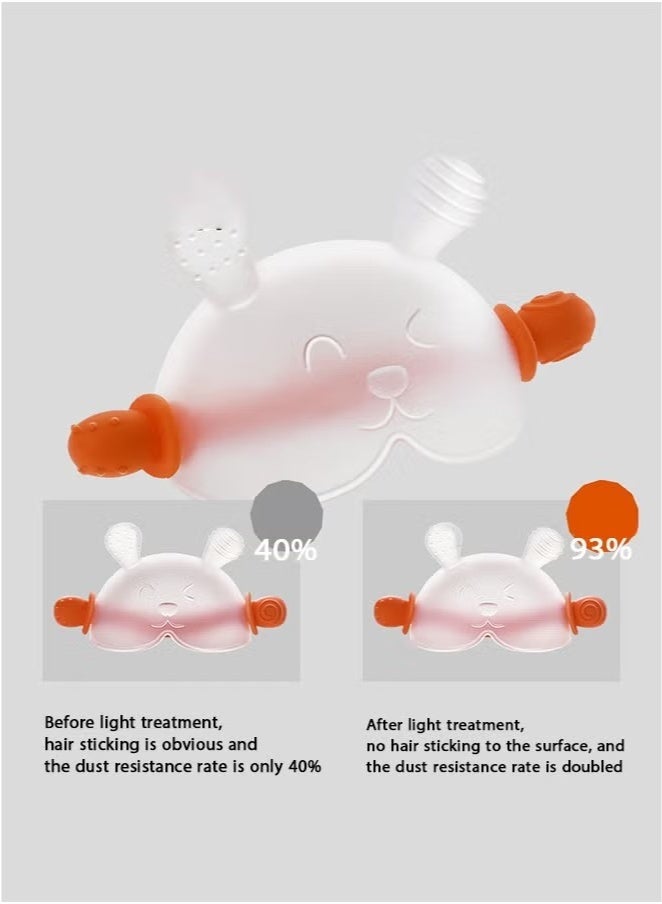 2 Pcs Baby Teething Toys for Babies 0-6 Months, Silicone Teething Mitten, No Drop Teether Mitten for Teething Relief  - Image 4