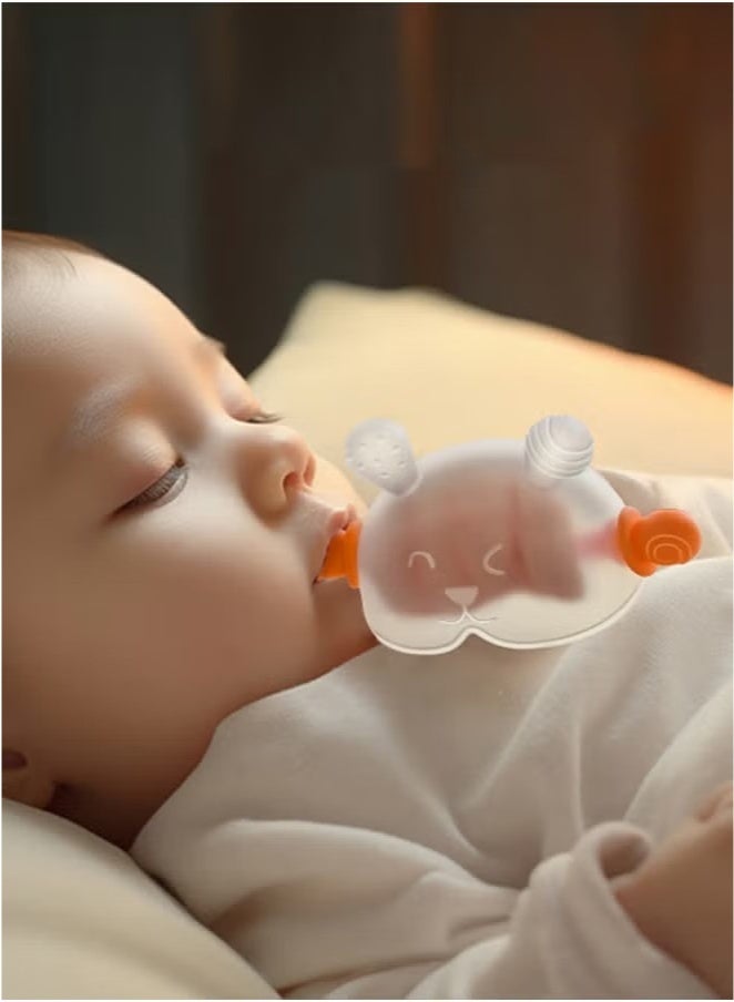 2 Pcs Baby Teething Toys for Babies 0-6 Months, Silicone Teething Mitten, No Drop Teether Mitten for Teething Relief  - Image 5