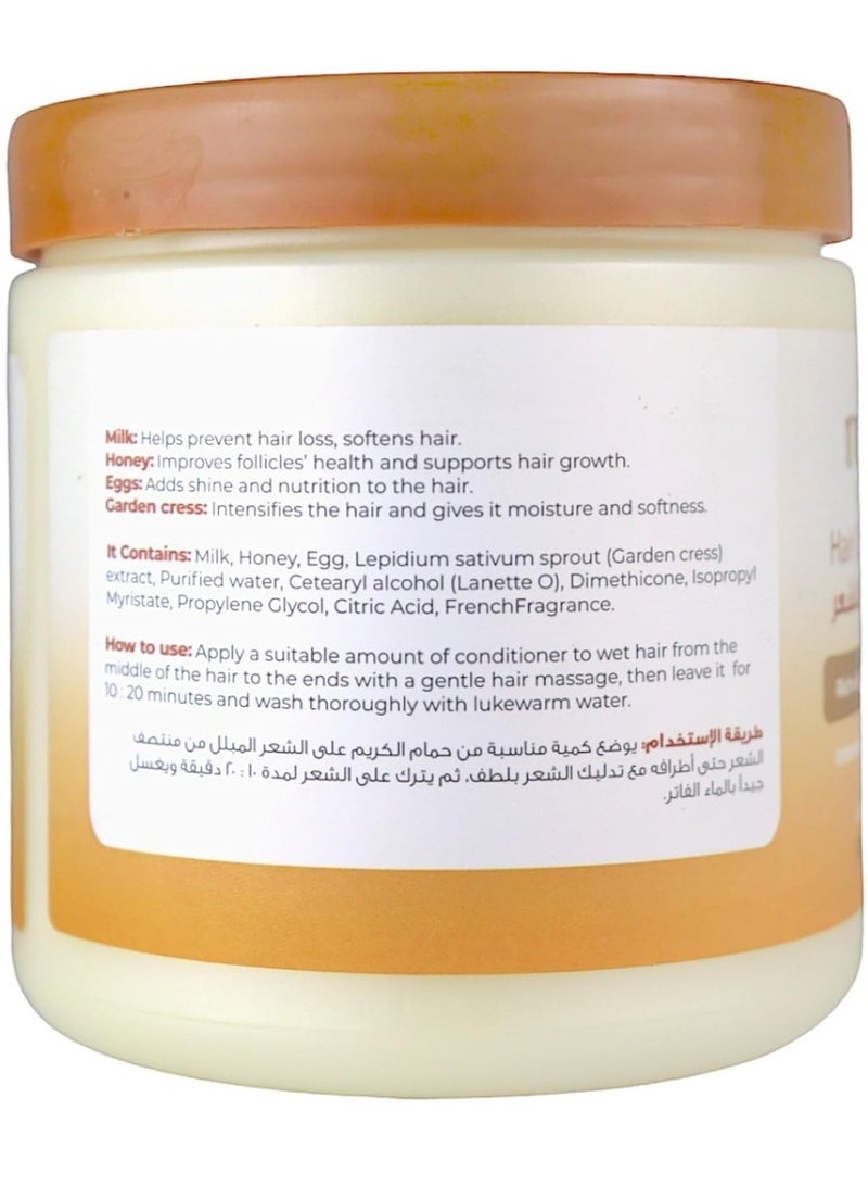 Melano Pharma Hair Conditioner Cream With Milk And Honey And Egg 500 g - Image 2