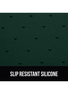 Gorilla Grip GORILLA GRIP 100% Waterproof Raised Edge BPA Free Silicone Pet Feeding Mat, Dog Cat Food Mats Contain Spills Protects Floors, Placemats for Cats and Dogs Water Bowl, Pets Accessories 18.5x11.5 Green  - Image 4