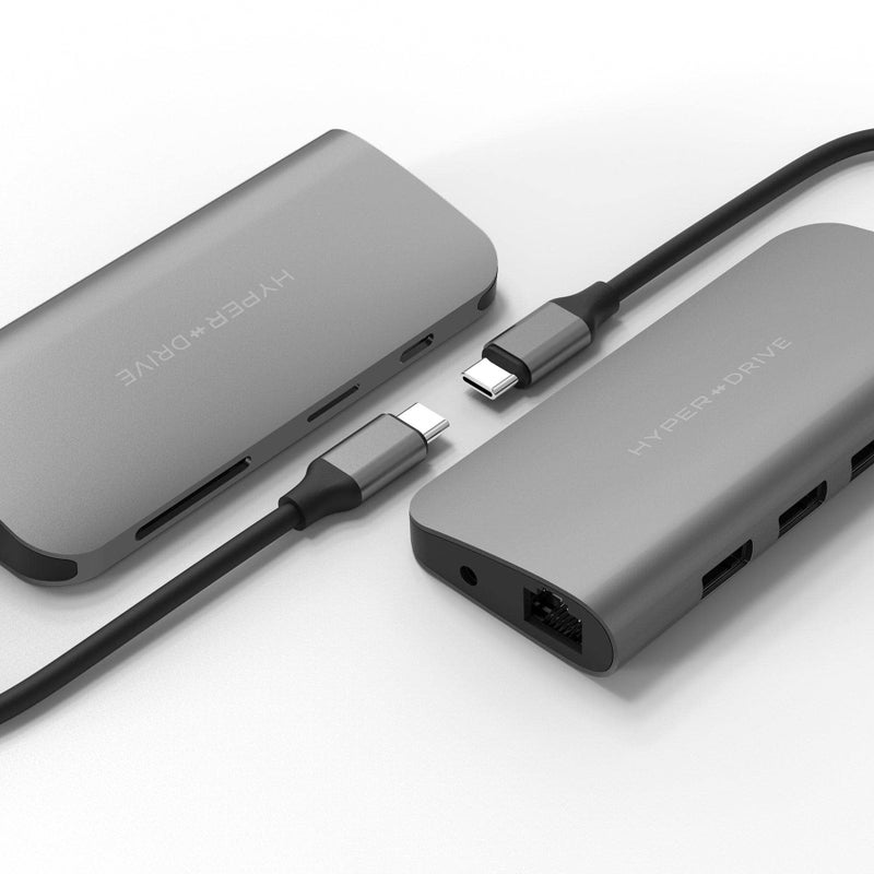 Hyperdrive Power 9-in-1 USB C HUB Space Grey - Image 3