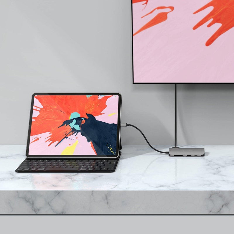 Hyperdrive Power 9-in-1 USB C HUB Space Grey - Image 2