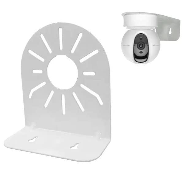 Bectro Metal Dome Bullet Camera LType Mounting Bracket Heavy Duty AntiRust 7 Process Powder Coated for Indoor Outdoor Purposes Compatible with 1MP to 12MP Resolution CCTV Camera - Image 1