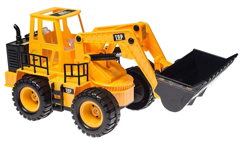 Top Race Remote Control Dump Truck - 5-Channel Electric Radio Control Construction Vehicles - Realistic Toy with Lights and Sounds for Kids 5 Up - Car Truck for Indoor, Outdoor (Plastic) - Image 4