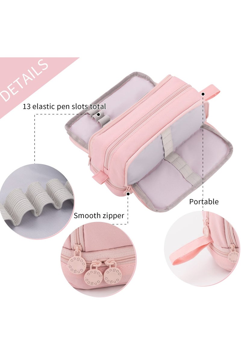 general Large Capacity Pen Pencil Case with 4 Compartments, Multi-Slot Pencil Pouch Bag - Image 2