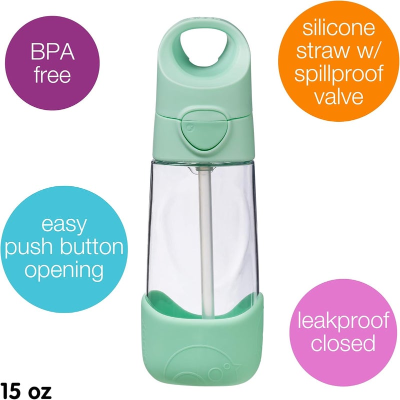 b.box Tritan™ Children's Water Bottle with Easy Grip and Leakproof Lid - 450ml - Image 3