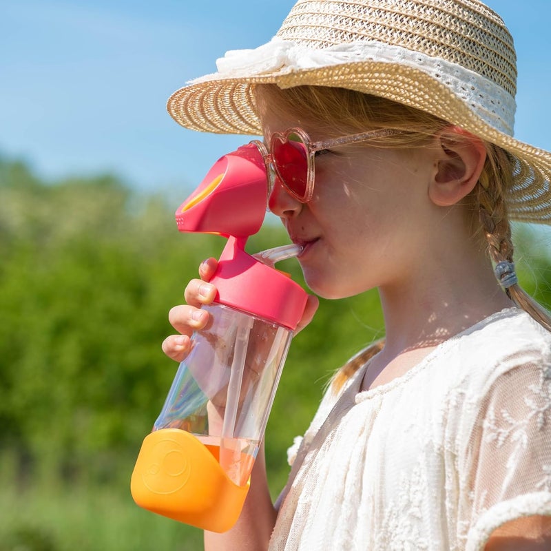 b.box Tritan™ Children's Water Bottle with Easy Grip and Leakproof Lid - 450ml - Image 2