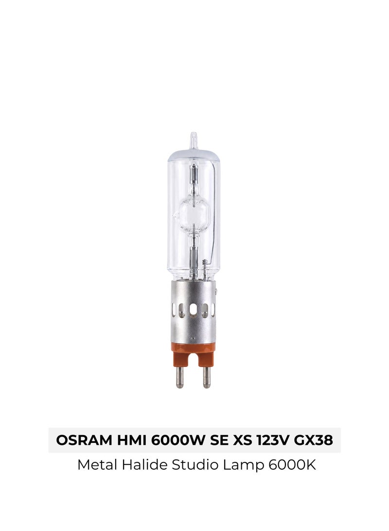 OSRAM HMI 6000W SE XS Lamp 123V GX38 Stage Studio High Intensity Discharge Lamp - Image 1