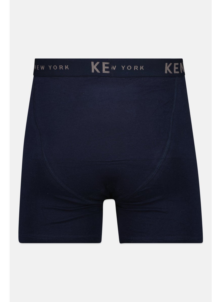 Kenneth Cole - Men 3 Pair Brand Logo Boxer Briefs, Black - Image 1