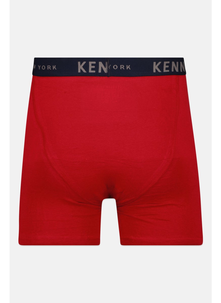 Kenneth Cole - Men 3 Pair Brand Logo Boxer Briefs, Black - Image 1