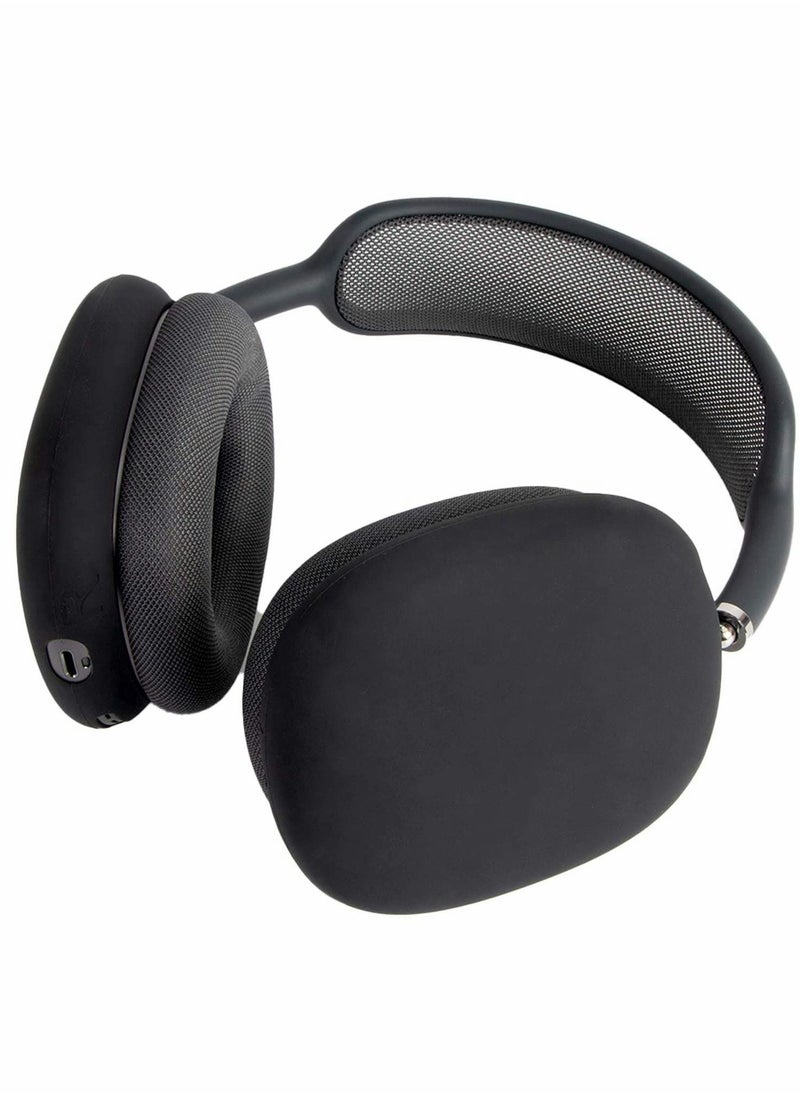 Y&D Ear Case, for AirPods Max Case Silicone apple Bluetooth over-ear, Scratch-resistant case silicone Carrying Replacement, Apple Headphone (Black)  - Image 3