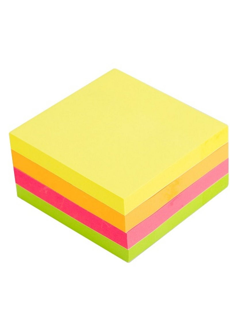 Deli - Deli 2x2 sticky notes 4-pack A03303 4 Color Neon - Image 1