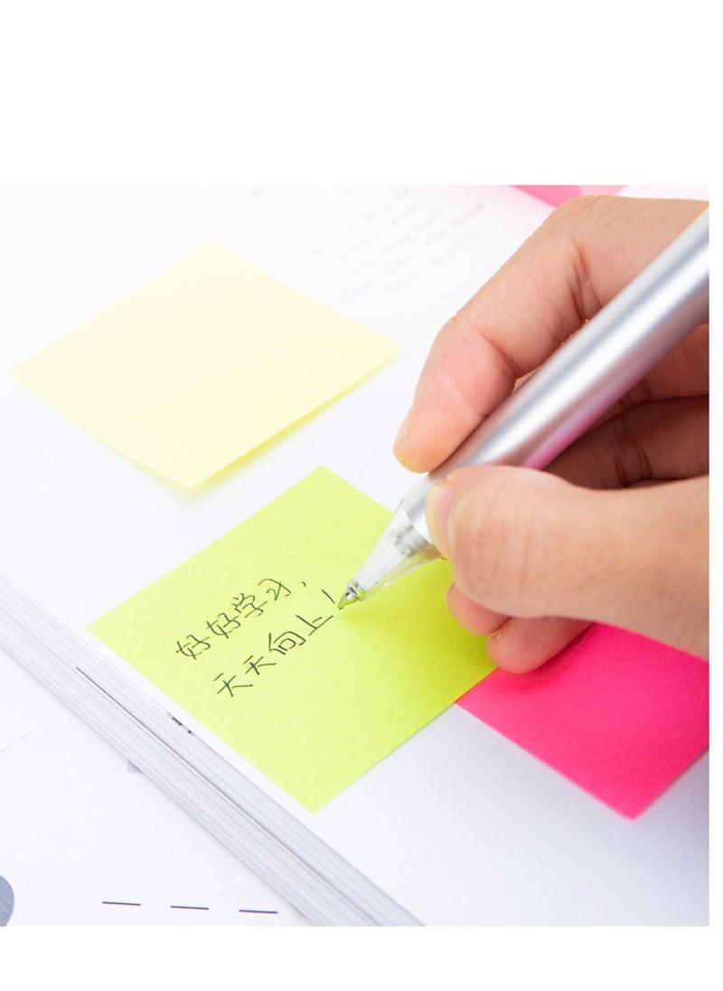 Deli - Deli 2x2 sticky notes 4-pack A03303 4 Color Neon - Image 1