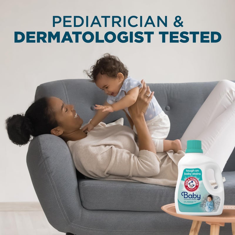 ARM & HAMMER Baby, 77 Loads Hypoallergenic Liquid Laundry Detergent, 100.5 fl oz - Image 5