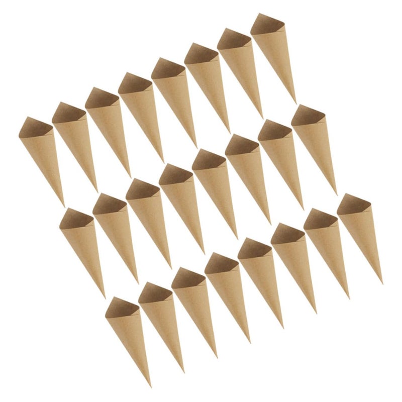 90 Pcs Colorful Wedding Paper Cones For Confetti Candy Holder Party Supplies - Image 2