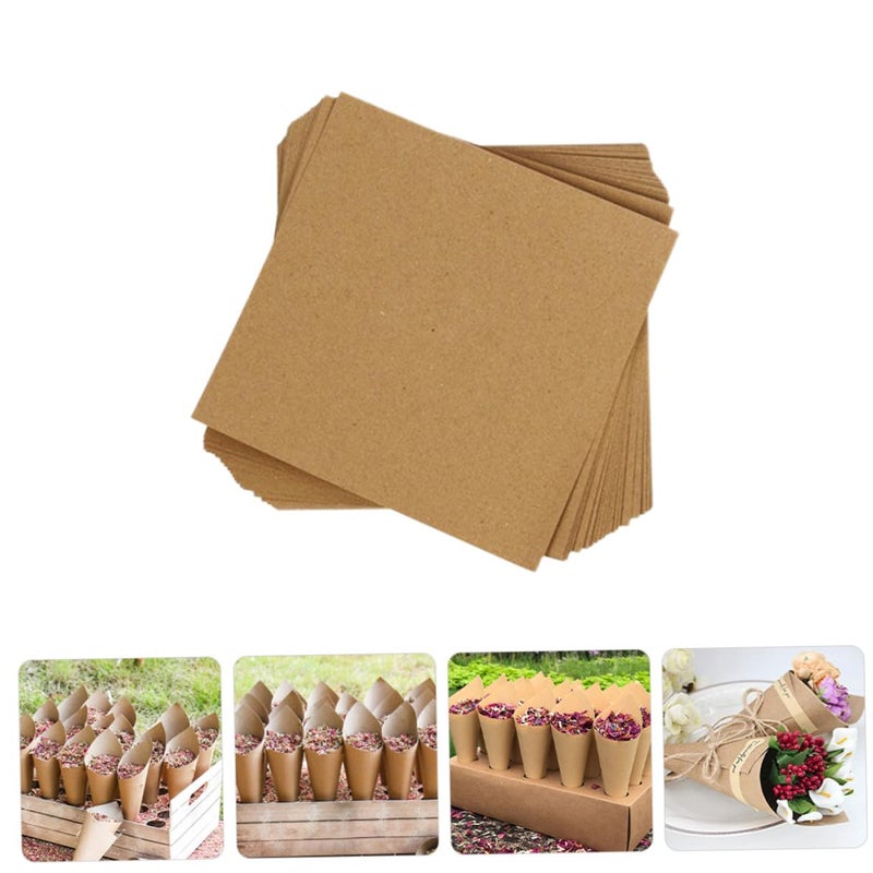 90 Pcs Colorful Wedding Paper Cones For Confetti Candy Holder Party Supplies - Image 4