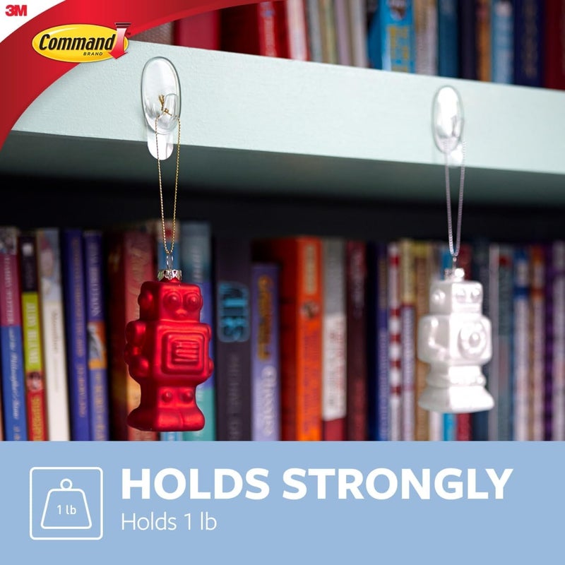 Command Strips 17092CLR Small Clear Command Hooks 2 Count - Image 3