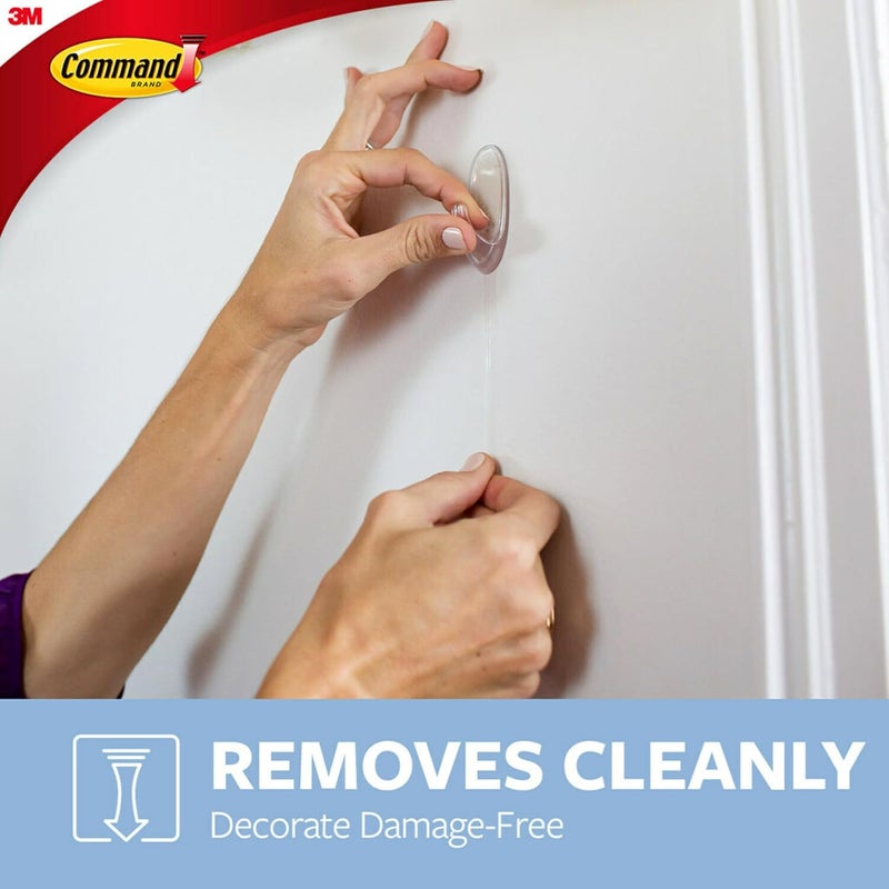 Command Strips 17092CLR Small Clear Command Hooks 2 Count - Image 5