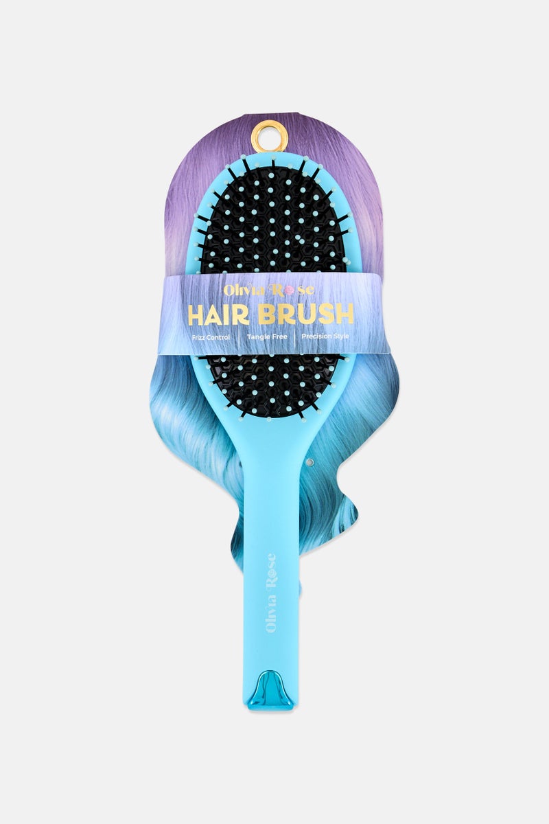 Olivia Rose Oval Hair Brush, Turqouise - Image 1