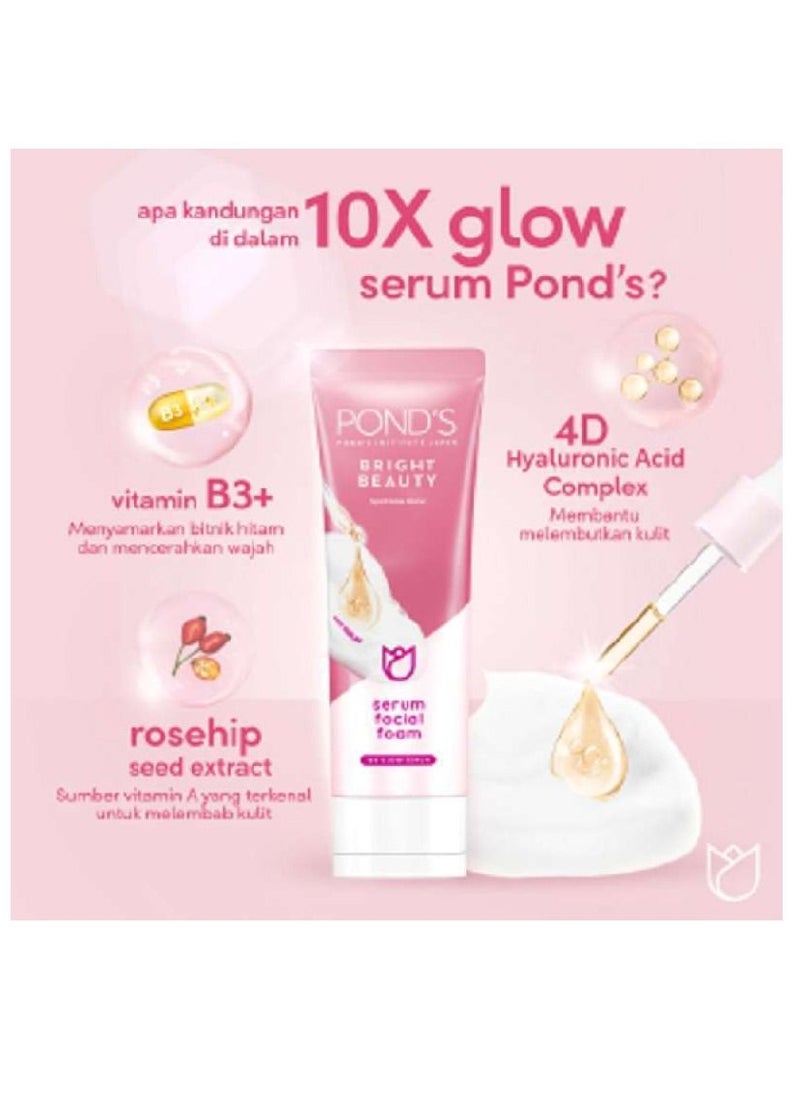 PONDS White Beauty Daily Facial Foam 100gm Pack X 2  - Image 3