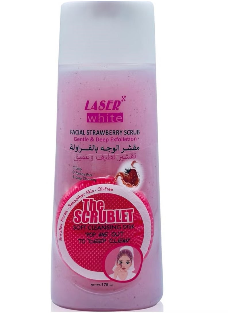 ليزر وايت مقشر الوجه بالفراولة تقشير لطيف وعميق 175 مل  - Image 1