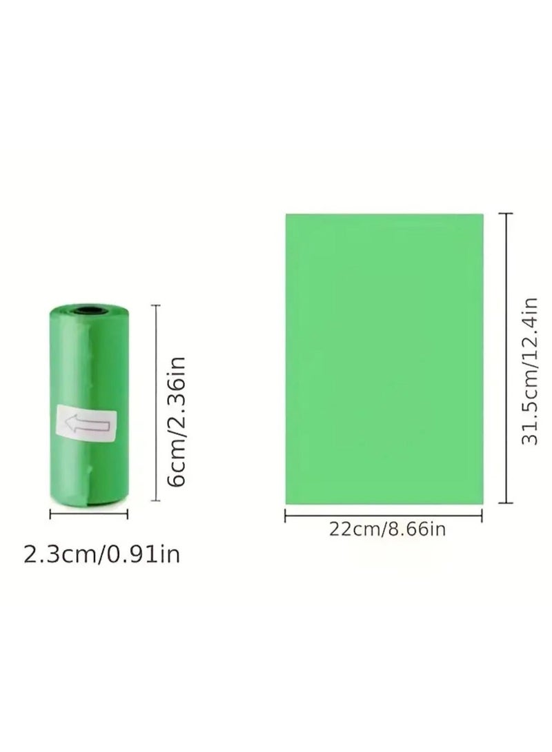 كلين ويف ٧٥ حبه - أكياس فضلات الكلاب الخضراء المانعة للتسرب (5 لفات) – أكياس قوية بطباعة مخالب، سهلة القطع، تتحمل حتى 2 كجم لتنظيف مثالي أثناء المشي - Image 5