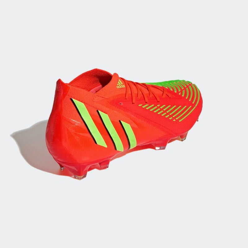 adidas Unisex Predator Accuracy.3 Firm Ground Soccer Shoe, Black/White/Team Shock Pink (Laceless), 4 US Men - Image 5