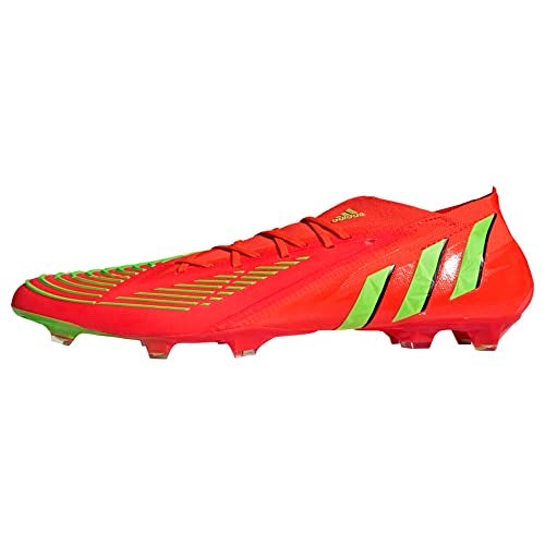 adidas Unisex Predator Accuracy.3 Firm Ground Soccer Shoe, Black/White/Team Shock Pink (Laceless), 4 US Men - Image 1
