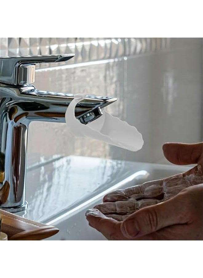 Generic 2 pcs Faucet Extenders Toddlers Kids Sink Handle Extenders Hand Washing Aid Baby Bathroom Water Spout Helper  - Image 1
