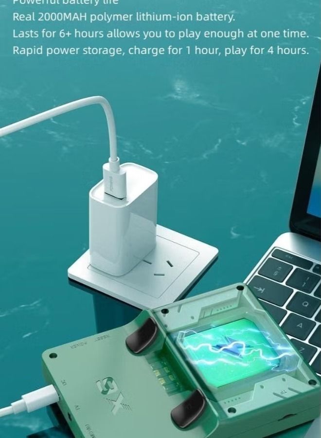 Handheld game console, retro game console that supports TV output, built-in 32GB classic games (10000+), 3.5-inch OCA IPS screen, dual 3D joystick - Image 3