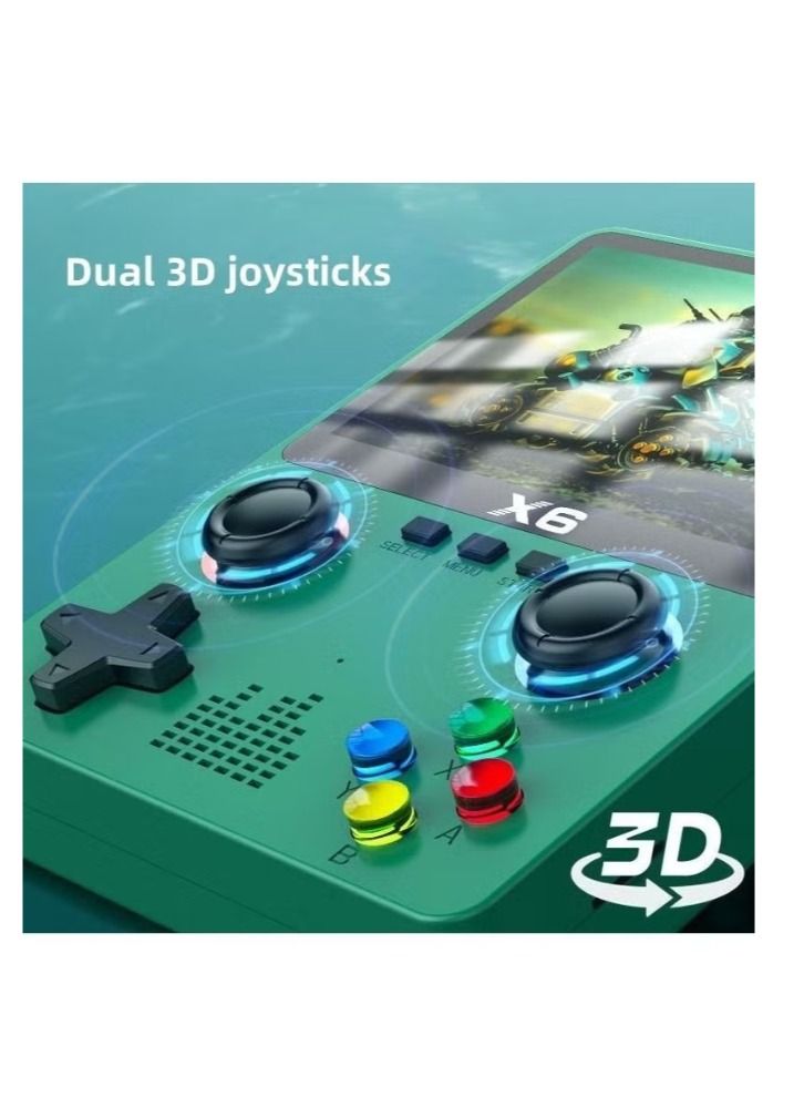 Handheld game console, retro game console that supports TV output, built-in 32GB classic games (10000+), 3.5-inch OCA IPS screen, dual 3D joystick - Image 4