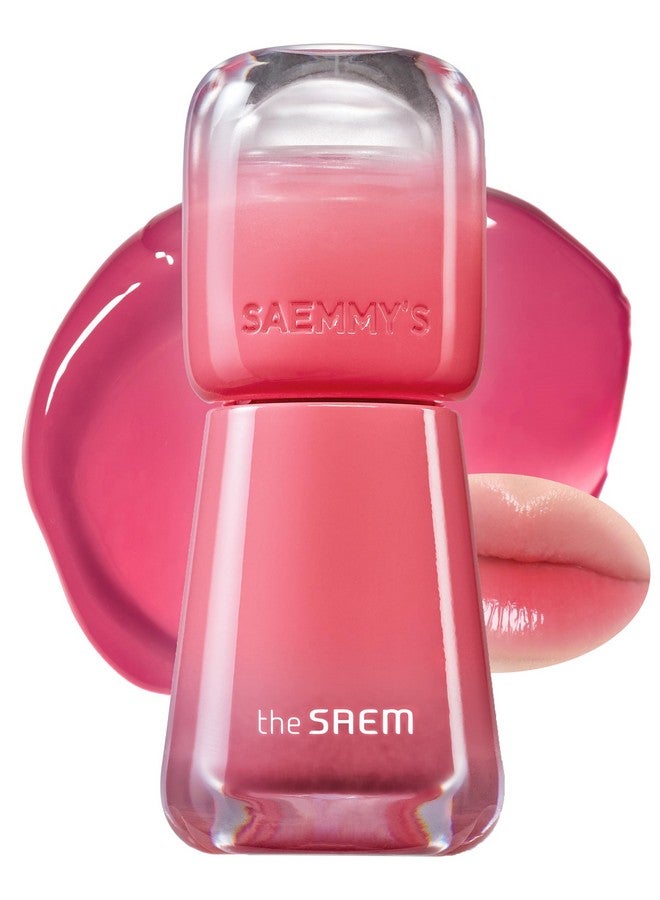 THESAEM Saemmy'S Ade Shot Tint - Korean Lip Titnt, Water Gel Lip Stain With Plump Glowy Moisturizing Finish, Buildable Radiant Gloss, Long-Lasting Comfort, 0.1 Fl.Oz. (03 Lychee Chamomile) - Image 1