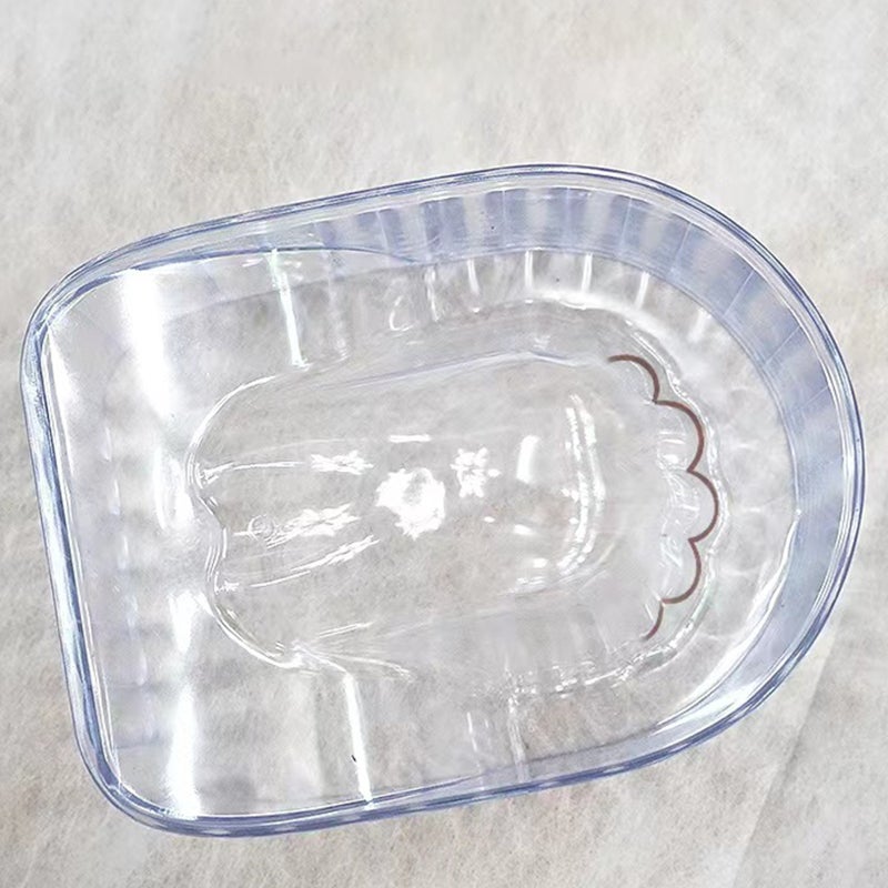 Nail Soaking Bowl: White Transparent Premium Material, Elegant Stylish Design - Softens Cuticles, Accelerates Softening Process Gel Polish Remover Bowl for Home Manicure And Nail Salon Use - Image 3
