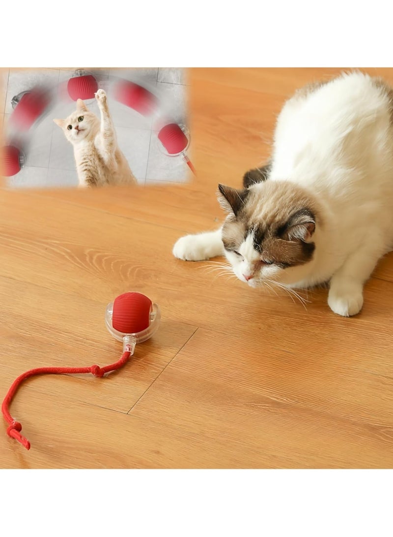 HEYAN Interactive Cat Toys for Indoor Cats, Agile Moving Cat Ball with Elastic Tail,Automatic Cat/Kitten Toys for Bored Indoor Adult Cats,Motion Activated  - Image 5