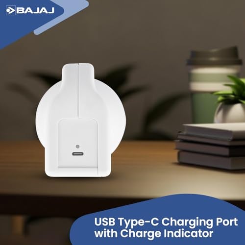Bajaj Travellesta 3W Duo RC LED Torch | Dual Lighting Mode | USB C-Type Charging | 6 Months - Warranty (Pack of 2, White and Blue) - Image 5