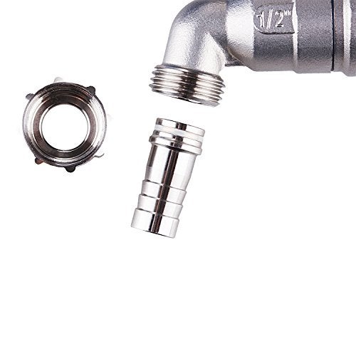 TIZZE 1/2 inch Stainless Steel Ball Valve Weldless Bulkhead for Building Home Brew Kettle/Mash Tun - Image 4