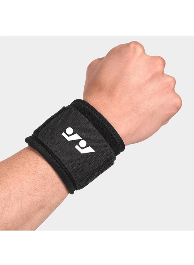 2 Pcs Wrist Brace for Women and Men, Adjustable Wrist Wraps for Fitness Weightlifting, Tendonitis, Carpal Tunnel Arthritis, Comfortable and Highly Elastic for Relief Wrist Pain, Black - Image 4