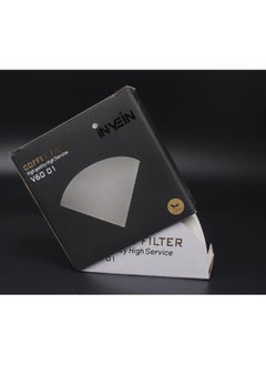 INVEIN INVEIN V60 Coffee Filters, Size 01 - 100 Natural, Oxygen-Bleached, Odor-Free Cone Coffee Filters for Dripping and Brewing 1-2 Cups of Coffee  - Image 4