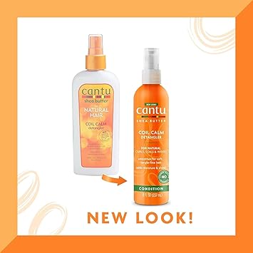 Cantu Natural Hair Coil Calm Detangler Spray 235 ml Pack of 2 - Image 2