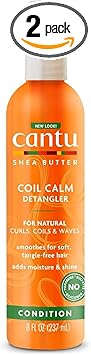 Cantu Natural Hair Coil Calm Detangler Spray 235 ml Pack of 2 - Image 1