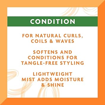 Cantu Natural Hair Coil Calm Detangler Spray 235 ml Pack of 2 - Image 3
