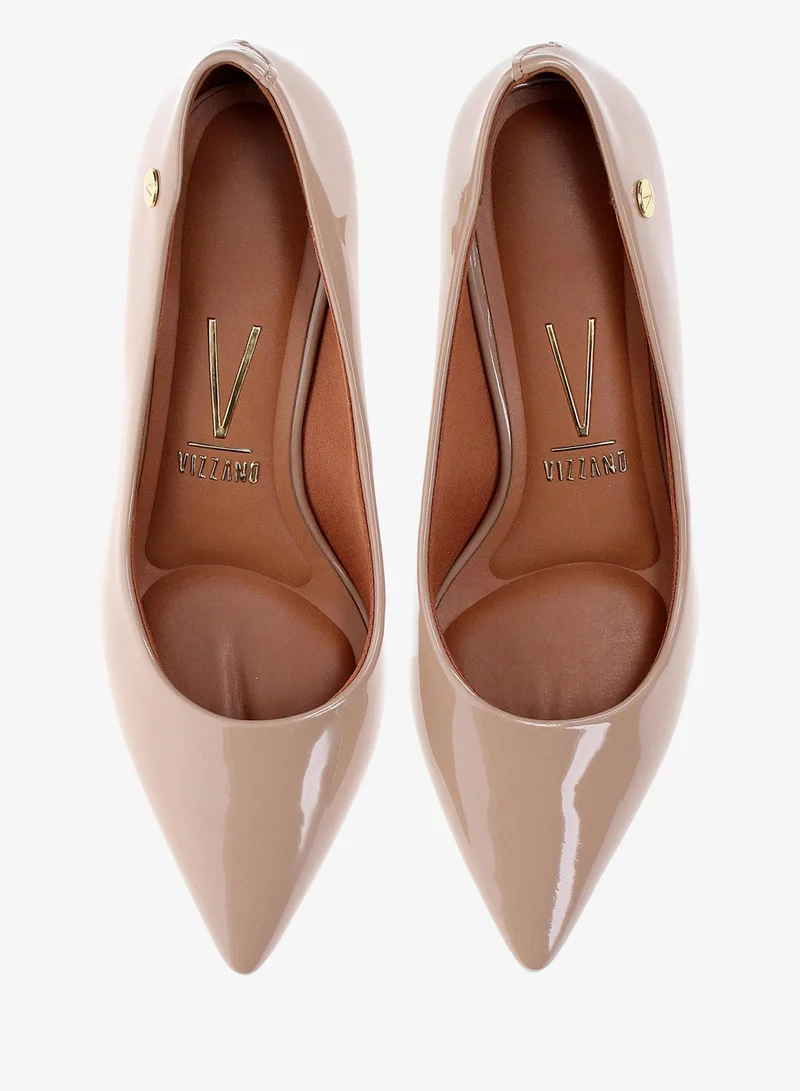 VIZZANO Beige Mid Heel Shoes for Women – Elegant & Comfortable Footwear for Work and Events for Women | Best Price UAE