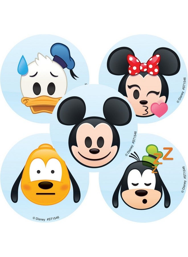 SmileMakers Mickey Mouse Emoji Stickers Prizes And Giveaways 100 Per Pack - Image 2