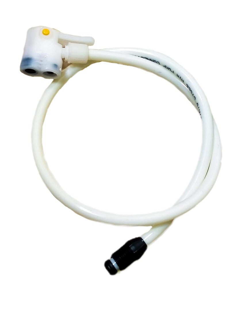 CYIDER Multifuntional,Strong Material,Set of 2 Heavy Rubber,Cycle Pump Connection Pipe(Cycle Pump Accessories), (Rubber 02) - Image 1