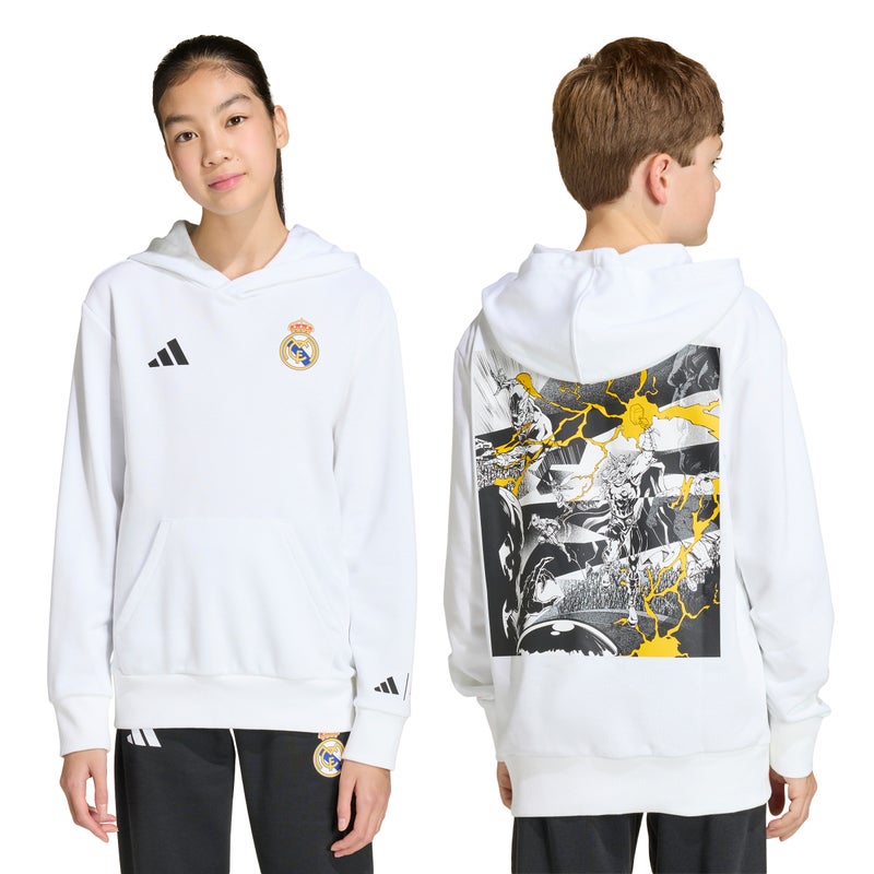 Adidas Real Madrid Avengers Hoodie Kids - White - Image 5