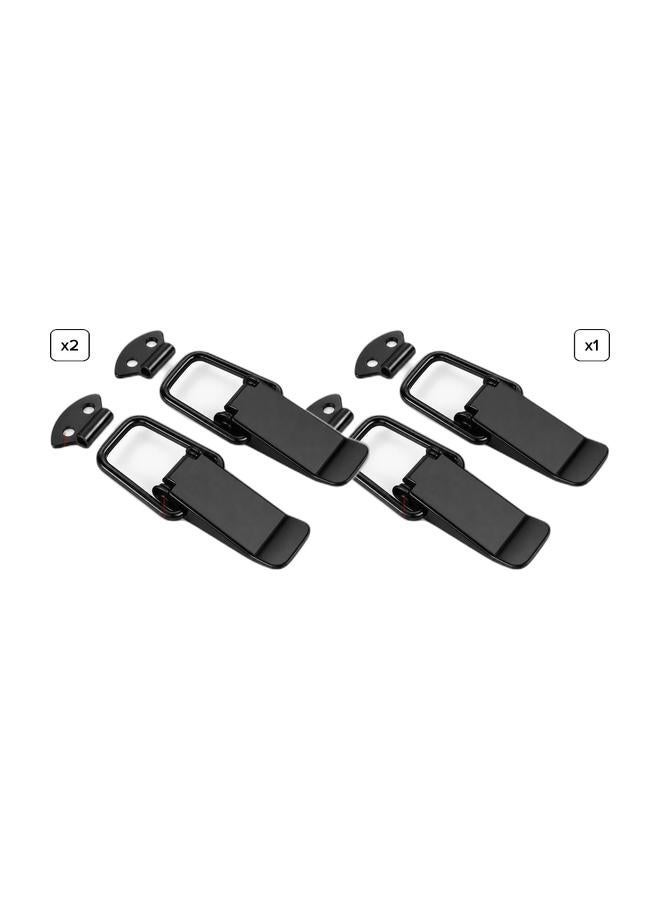 3 pairs: bumper safety clip black small (2 pairs) & bumper safety clip black large (1 pair) - Image 1