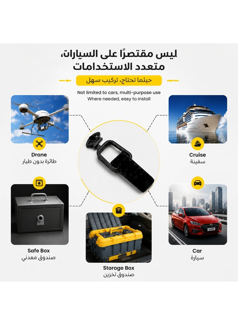 3 pairs: bumper safety clip black small (2 pairs) & bumper safety clip black large (1 pair) - Image 3